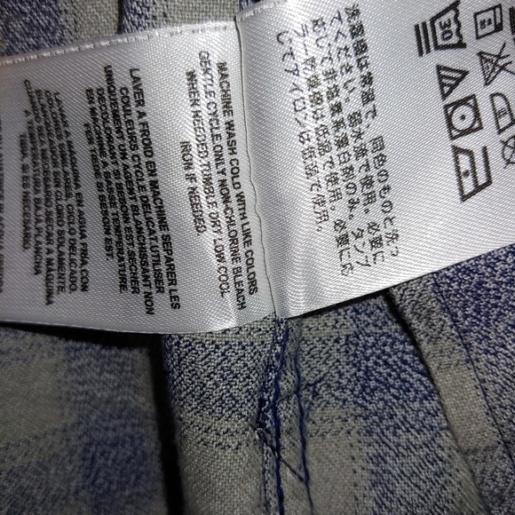 NWT Mens GUESS Plaid Long Sleeve Button Shirt M - Picture 5 of 5